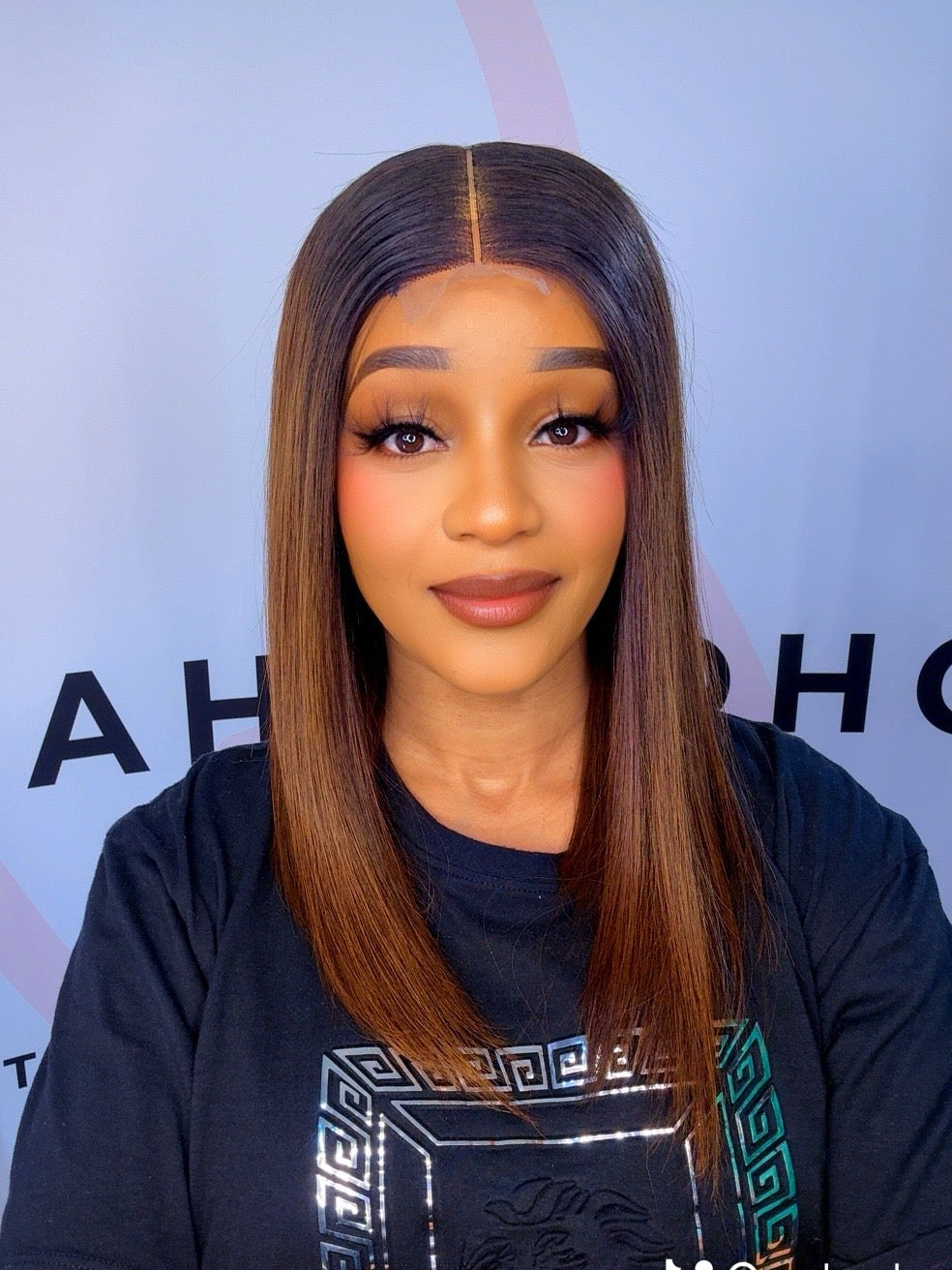 Brown Vicky 14 inch Vietnam Hair Wig