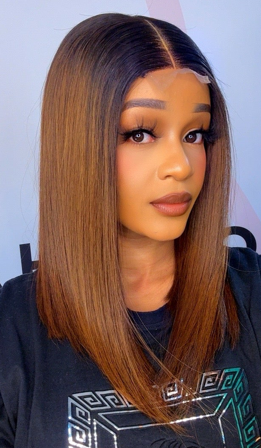 Brown Vicky 14 inch Vietnam Hair Wig