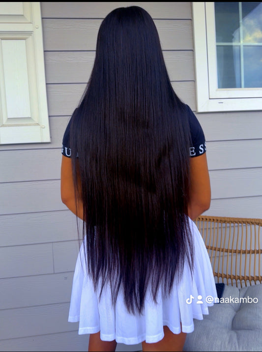 The OHOLE HAIR CO 28 INCH SINGLE DONOR CUTICLE ALIGNED