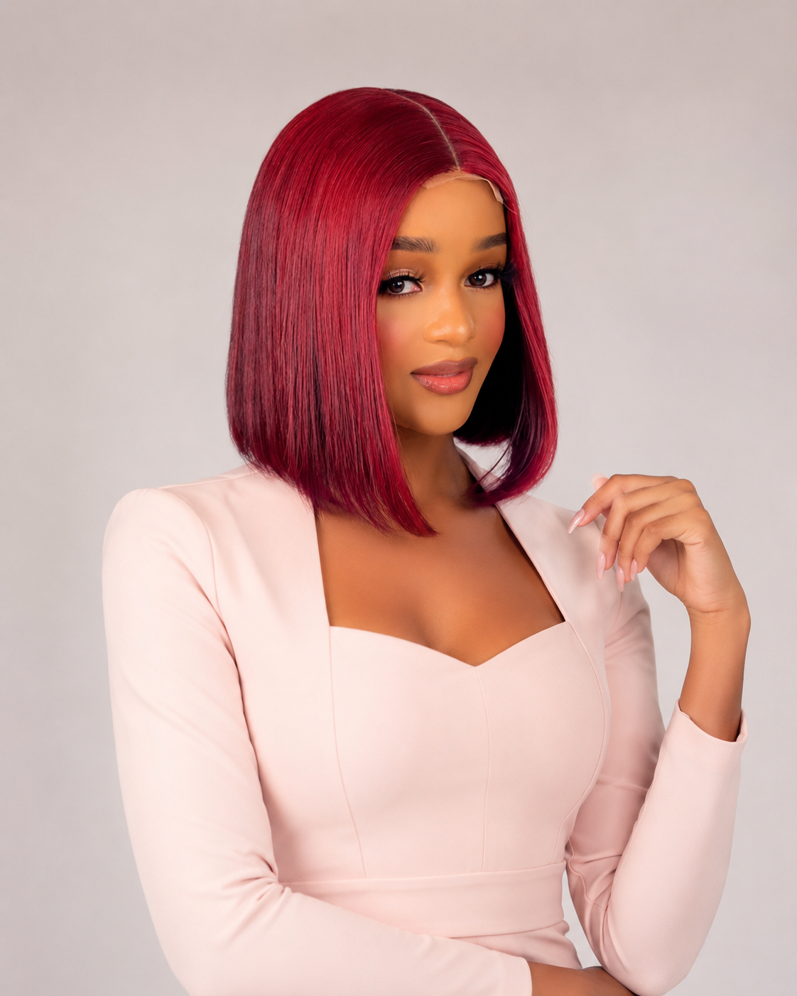 🍷 Rich Burgundy Red 8 Inch 2x6 HD Lace