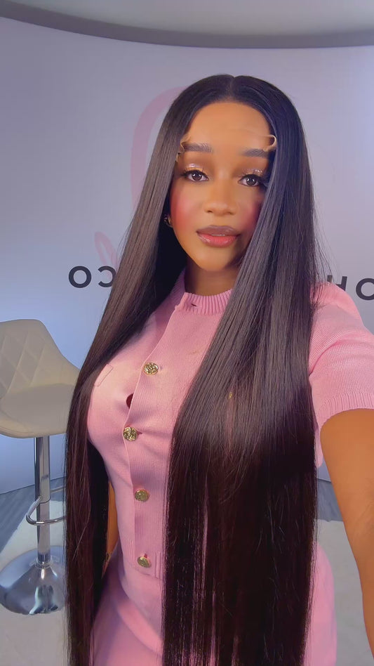 40 Inch Show Stopper Single Donor Cuticle in tacked aligned